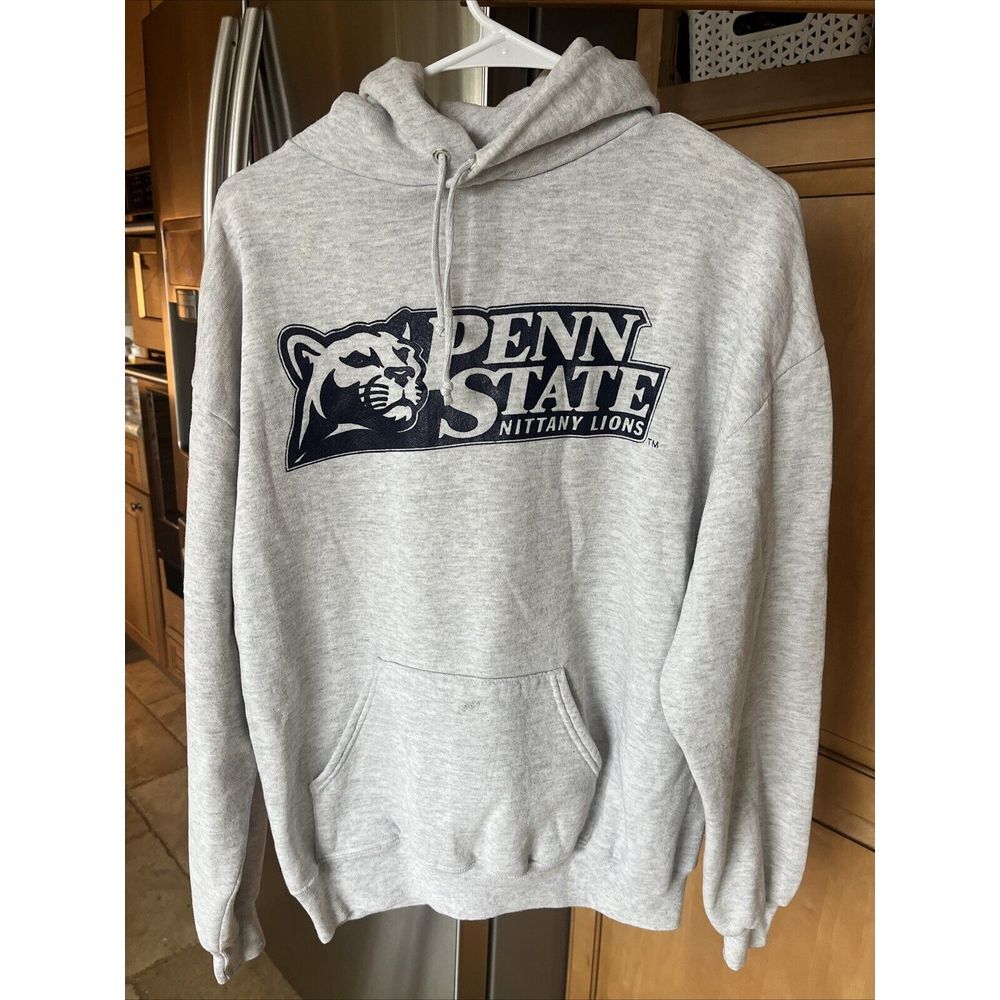 Vintage‎ Penn State College Nittany Lions Pullover Hoodie Made USA